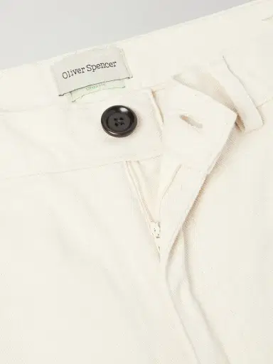 Oliver Spencer Straight-Leg Organic Cotton-Twill Trousers - Men | Thumbnail 6 Oliver Spencer Straight-Leg Organic Cotton-Twill Trousers - Men | Thumbnail 6