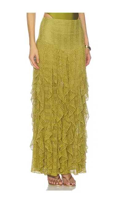 PatBo Petal Sheen Mesh Maxi Skirt | Thumbnail 2 PatBo Petal Sheen Mesh Maxi Skirt | Thumbnail 2
