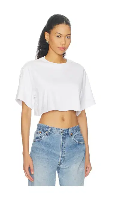 RE/DONE 90s Cropped Easy Tee | Thumbnail 2 RE/DONE 90s Cropped Easy Tee | Thumbnail 2
