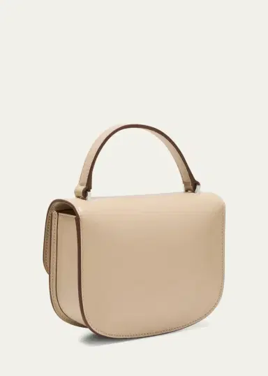 Savette Tondo Mini Leather Top-Handle Bag | Thumbnail 3 Savette Tondo Mini Leather Top-Handle Bag | Thumbnail 3