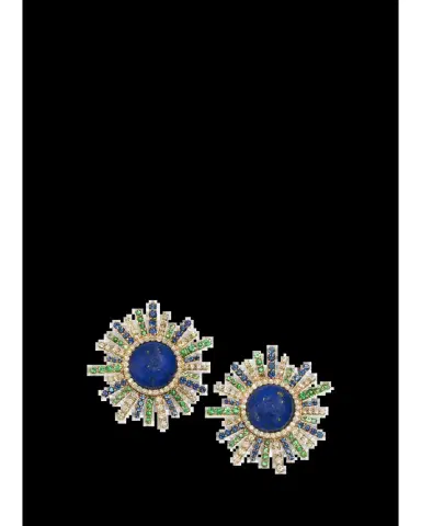 GRACE WINFREY 18K Sun Stud Earrings | Thumbnail 2 GRACE WINFREY 18K Sun Stud Earrings | Thumbnail 2