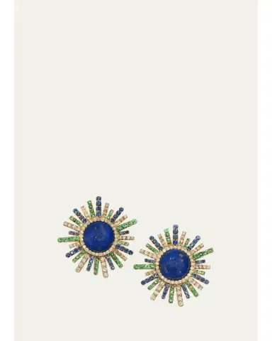 GRACE WINFREY 18K Sun Stud Earrings | Thumbnail 1 GRACE WINFREY 18K Sun Stud Earrings | Thumbnail 1