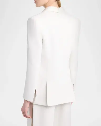 Giorgio Armani Slit-Cuff Single-Breasted Blazer | Thumbnail 3 Giorgio Armani Slit-Cuff Single-Breasted Blazer | Thumbnail 3