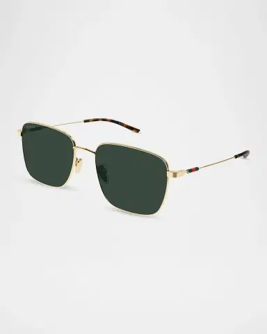 Gucci Men's Gg2097Sk Rectangle Metal Sunglasses | Thumbnail 2 Gucci Men's Gg2097Sk Rectangle Metal Sunglasses | Thumbnail 2