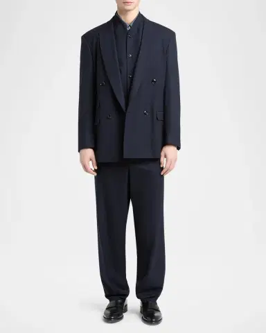 Giorgio Armani Men's Seersucker Single-Breasted Sport Coat | Thumbnail 2 Giorgio Armani Men's Seersucker Single-Breasted Sport Coat | Thumbnail 2