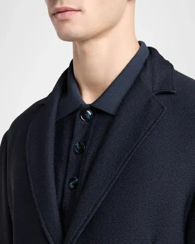 Giorgio Armani Men's Seersucker Single-Breasted Sport Coat | Thumbnail 5 Giorgio Armani Men's Seersucker Single-Breasted Sport Coat | Thumbnail 5