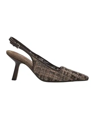 Brunello Cucinelli Monili-Embroidered Check Slingback Pumps | Thumbnail 1 Brunello Cucinelli Monili-Embroidered Check Slingback Pumps | Thumbnail 1
