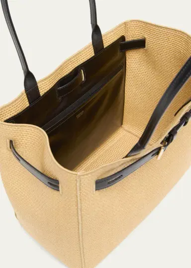 Tom Ford Audrey Large Raffia Tote Bag | Thumbnail 4 Tom Ford Audrey Large Raffia Tote Bag | Thumbnail 4