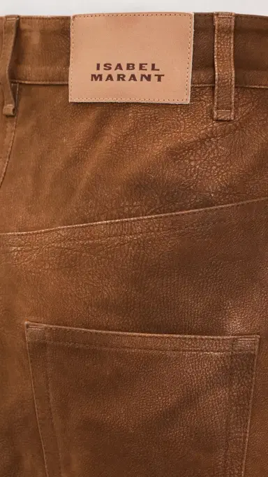 ISABEL MARANT ÉTOILE Bisane Faux Suede Skirt Brown | Thumbnail 6 ISABEL MARANT ÉTOILE Bisane Faux Suede Skirt Brown | Thumbnail 6