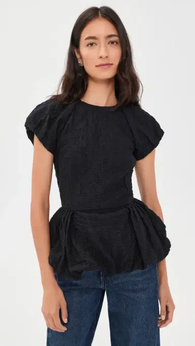 MSGM Peplum Blouse | Thumbnail 2 MSGM Peplum Blouse | Thumbnail 2