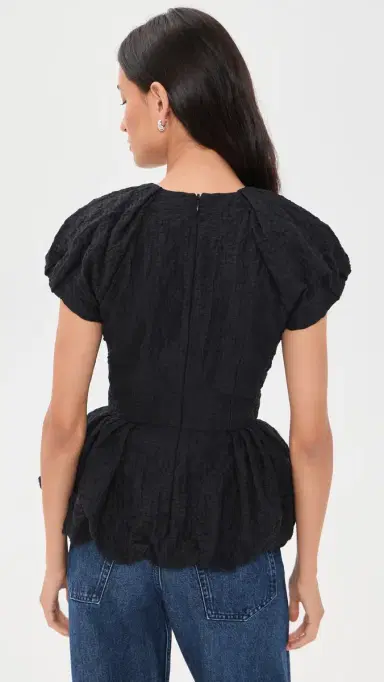 MSGM Peplum Blouse | Thumbnail 3 MSGM Peplum Blouse | Thumbnail 3