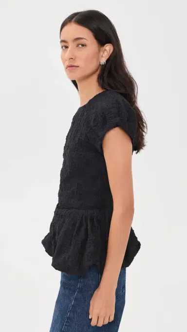 MSGM Peplum Blouse | Thumbnail 4 MSGM Peplum Blouse | Thumbnail 4