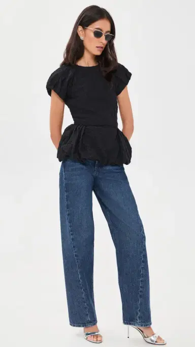 MSGM Peplum Blouse | Thumbnail 5 MSGM Peplum Blouse | Thumbnail 5