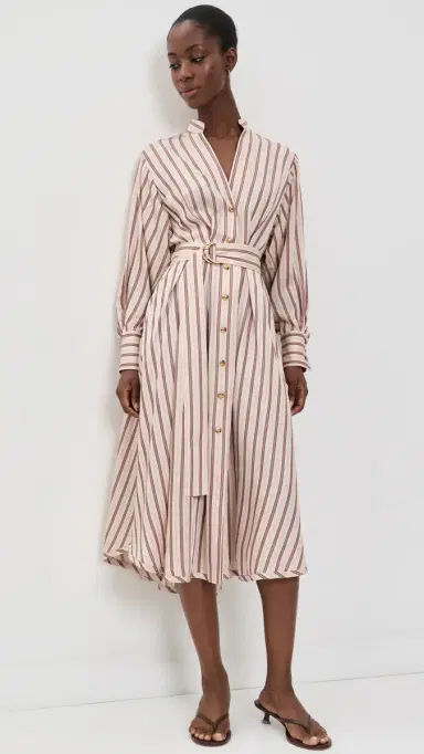 Zimmermann Valiant Tuck Shirt Dress | Thumbnail 2 Zimmermann Valiant Tuck Shirt Dress | Thumbnail 2