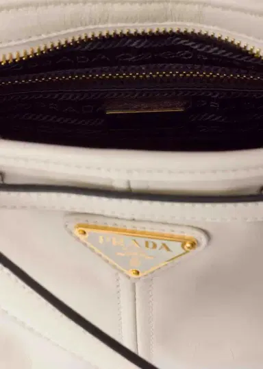 Prada Bonnie Glossy Leather Top-Handle Bag | Thumbnail 6 Prada Bonnie Glossy Leather Top-Handle Bag | Thumbnail 6