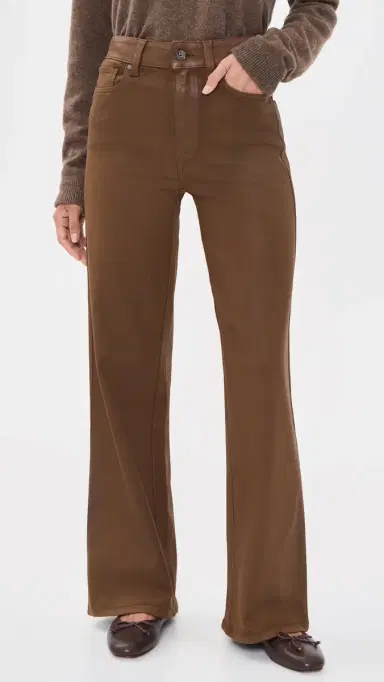 PAIGE Coated Anessa Coated Jeans Cognac Luxe Coating | Thumbnail 2 PAIGE Coated Anessa Coated Jeans Cognac Luxe Coating | Thumbnail 2