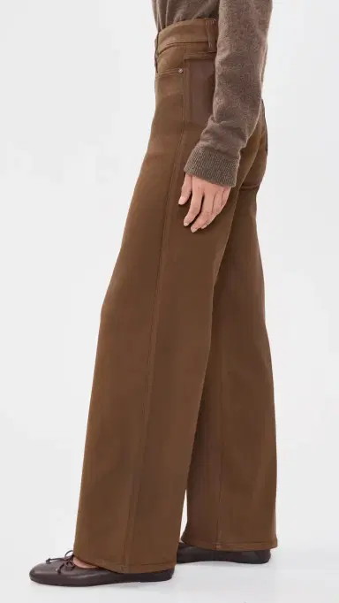 PAIGE Coated Anessa Coated Jeans Cognac Luxe Coating | Thumbnail 4 PAIGE Coated Anessa Coated Jeans Cognac Luxe Coating | Thumbnail 4
