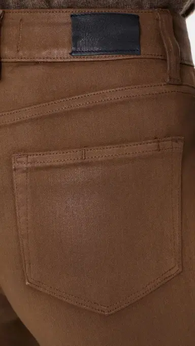 PAIGE Coated Anessa Coated Jeans Cognac Luxe Coating | Thumbnail 6 PAIGE Coated Anessa Coated Jeans Cognac Luxe Coating | Thumbnail 6