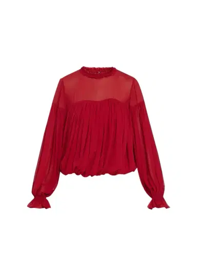 Ulla Johnson Pearl Silk Chiffon Blouse | Thumbnail 1 Ulla Johnson Pearl Silk Chiffon Blouse | Thumbnail 1