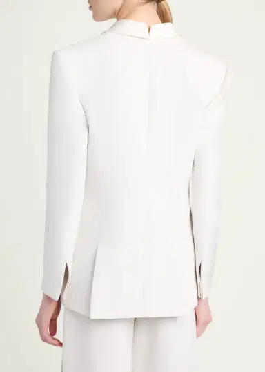 Giorgio Armani Slit-Cuff Single-Breasted Blazer | Thumbnail 3 Giorgio Armani Slit-Cuff Single-Breasted Blazer | Thumbnail 3
