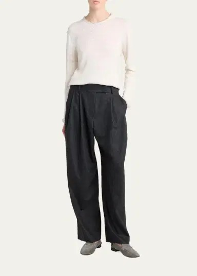 Giorgio Armani Silk Knit Beaded Crewneck Sweater | Thumbnail 2 Giorgio Armani Silk Knit Beaded Crewneck Sweater | Thumbnail 2
