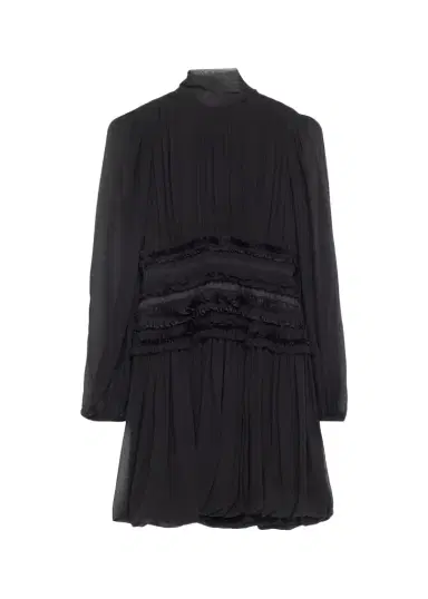 Ulla Johnson Celestine Long-Sleeve Mini Silk Dress | Thumbnail 1 Ulla Johnson Celestine Long-Sleeve Mini Silk Dress | Thumbnail 1