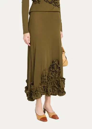 Ulla Johnson Heloise Jersey Wool Midi Skirt | Thumbnail 4 Ulla Johnson Heloise Jersey Wool Midi Skirt | Thumbnail 4