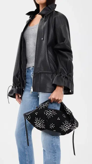 3.1 Phillip Lim Studded Faux Suede Mini Luna Crossbody Bag | Thumbnail 3 3.1 Phillip Lim Studded Faux Suede Mini Luna Crossbody Bag | Thumbnail 3
