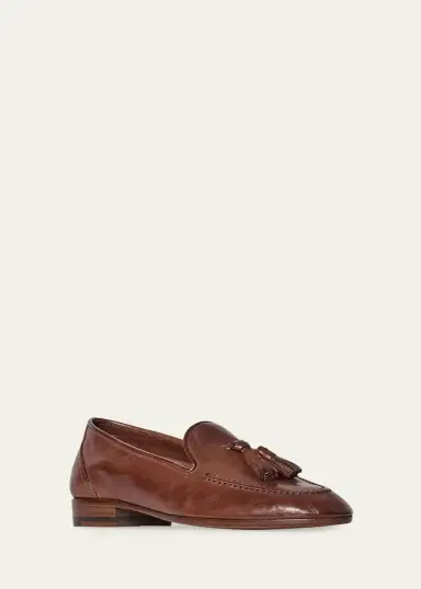 The Row Caden Leather Tassel Loafers | Thumbnail 2 The Row Caden Leather Tassel Loafers | Thumbnail 2