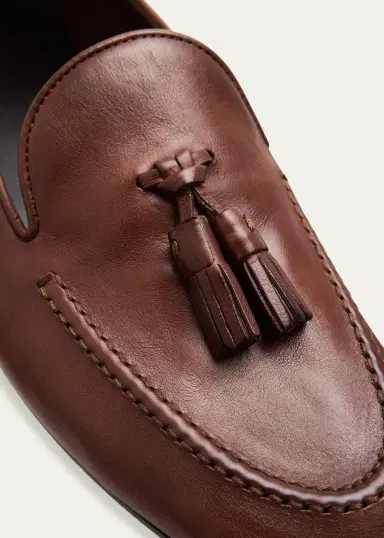 The Row Caden Leather Tassel Loafers | Thumbnail 4 The Row Caden Leather Tassel Loafers | Thumbnail 4