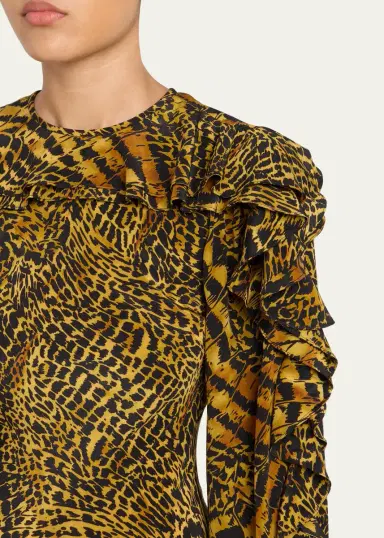 Ulla Johnson Sabrina Long-Sleeve Silk Maxi Dress | Thumbnail 5 Ulla Johnson Sabrina Long-Sleeve Silk Maxi Dress | Thumbnail 5