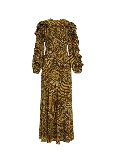 Ulla Johnson Sabrina Long-Sleeve Silk Maxi Dress | Thumbnail 1 Ulla Johnson Sabrina Long-Sleeve Silk Maxi Dress | Thumbnail 1