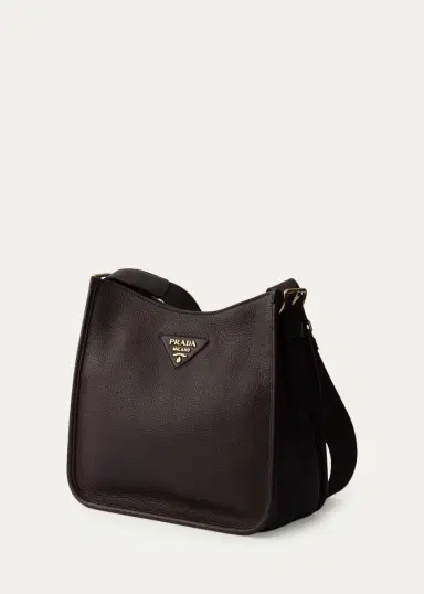 Prada Medium Daino Soft Leather Hobo Crossbody Bag | Thumbnail 6 Prada Medium Daino Soft Leather Hobo Crossbody Bag | Thumbnail 6