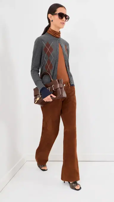 Acne Studios Double-ayered Cardigan Dark Grey/Multi | Thumbnail 2 Acne Studios Double-ayered Cardigan Dark Grey/Multi | Thumbnail 2