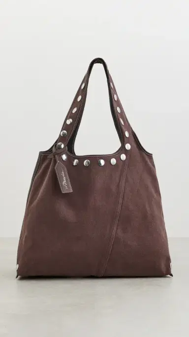 3.1 Phillip Lim Washed Denim Market Tote Rust-Brown Multi One Size | Thumbnail 2 3.1 Phillip Lim Washed Denim Market Tote Rust-Brown Multi One Size | Thumbnail 2