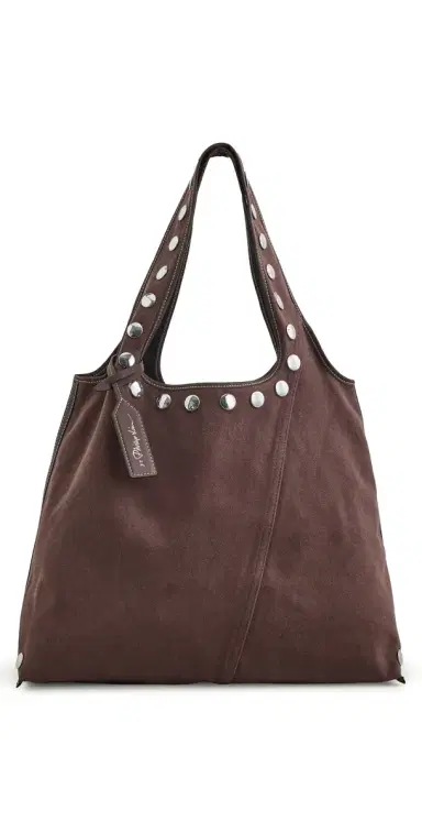 3.1 Phillip Lim Washed Denim Market Tote Rust-Brown Multi One Size | Thumbnail 1 3.1 Phillip Lim Washed Denim Market Tote Rust-Brown Multi One Size | Thumbnail 1