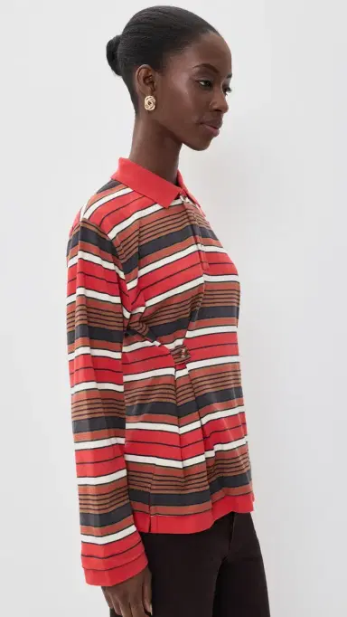 Damson Madder Noah Cinch Rugby Shirt | Thumbnail 4 Damson Madder Noah Cinch Rugby Shirt | Thumbnail 4