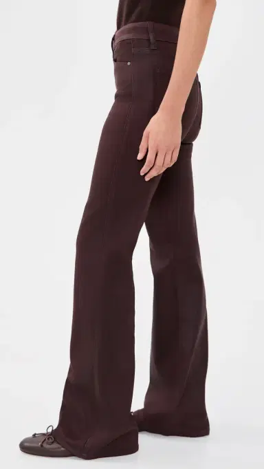 PAIGE Coated Sofia Flared Jeans Wild Mulberry Luxe Coating | Thumbnail 4 PAIGE Coated Sofia Flared Jeans Wild Mulberry Luxe Coating | Thumbnail 4