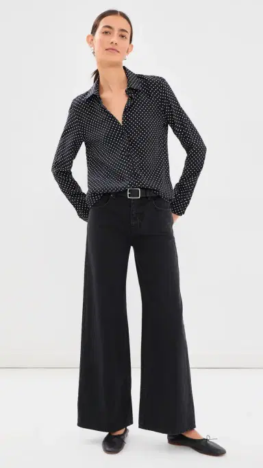 Nili Lotan Gaia lim Button Down Shirt Polka Dot | Thumbnail 5 Nili Lotan Gaia lim Button Down Shirt Polka Dot | Thumbnail 5