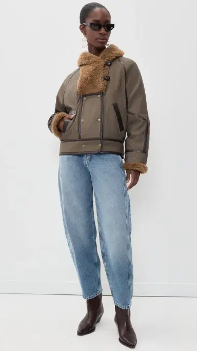 ISABEL MARANT ÉTOILE Olinka Jacket Brown | Thumbnail 5 ISABEL MARANT ÉTOILE Olinka Jacket Brown | Thumbnail 5