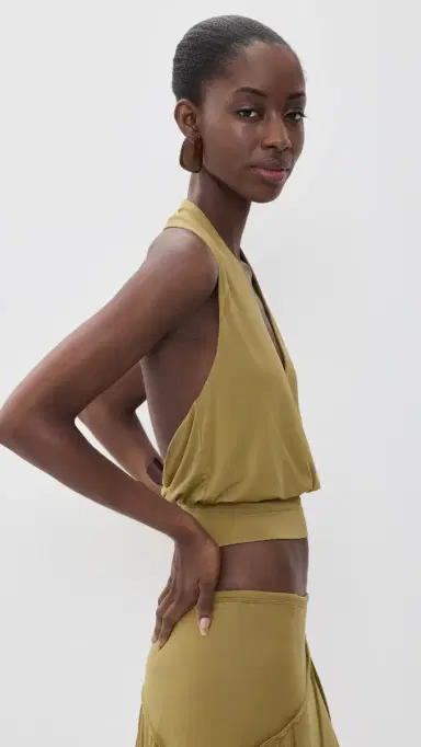 With Jean harni Top Olive | Thumbnail 4 With Jean harni Top Olive | Thumbnail 4