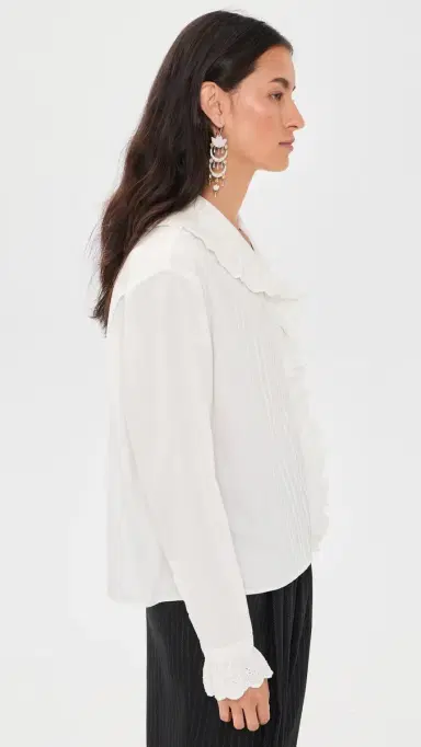 ISABEL MARANT ÉTOILE Nomia Top White | Thumbnail 4 ISABEL MARANT ÉTOILE Nomia Top White | Thumbnail 4