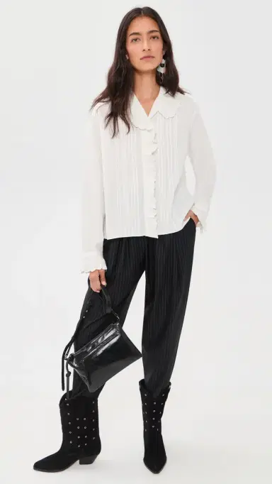 ISABEL MARANT ÉTOILE Nomia Top White | Thumbnail 5 ISABEL MARANT ÉTOILE Nomia Top White | Thumbnail 5