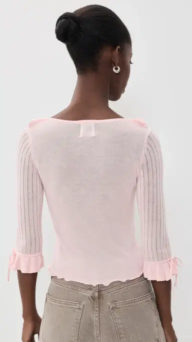 With Jean Emily Top Pink | Thumbnail 3 With Jean Emily Top Pink | Thumbnail 3