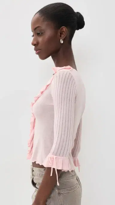 With Jean Emily Top Pink | Thumbnail 4 With Jean Emily Top Pink | Thumbnail 4