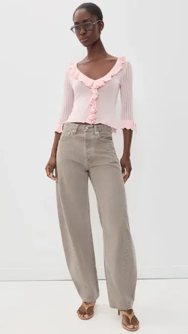 With Jean Emily Top Pink | Thumbnail 5 With Jean Emily Top Pink | Thumbnail 5