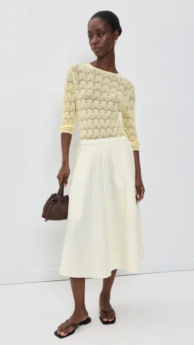 Vince Fine Lace Crew Neck Sweater | Thumbnail 5 Vince Fine Lace Crew Neck Sweater | Thumbnail 5
