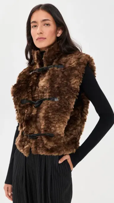 Isabel Marant Étoile Jocya Vest Brown | Thumbnail 2 Isabel Marant Étoile Jocya Vest Brown | Thumbnail 2