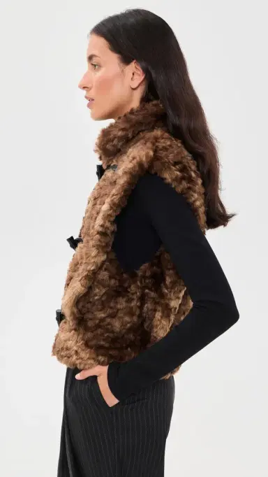 Isabel Marant Étoile Jocya Vest Brown | Thumbnail 4 Isabel Marant Étoile Jocya Vest Brown | Thumbnail 4