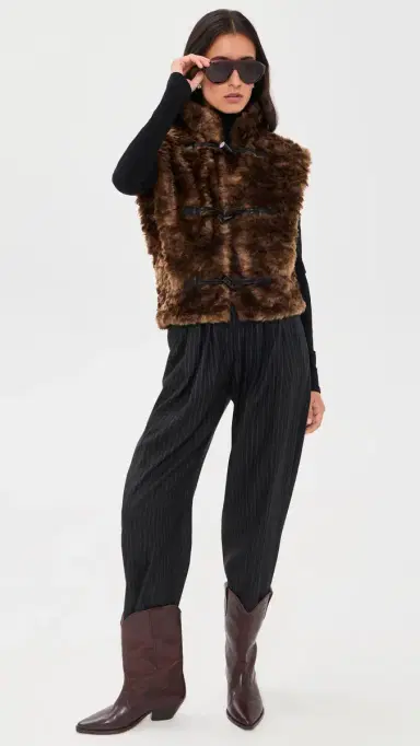 Isabel Marant Étoile Jocya Vest Brown | Thumbnail 5 Isabel Marant Étoile Jocya Vest Brown | Thumbnail 5
